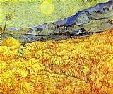 Vincent van Gogh Faucheur 1889 painting